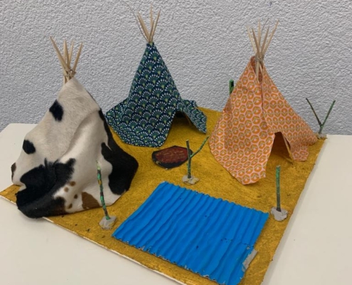 Drei Tipis