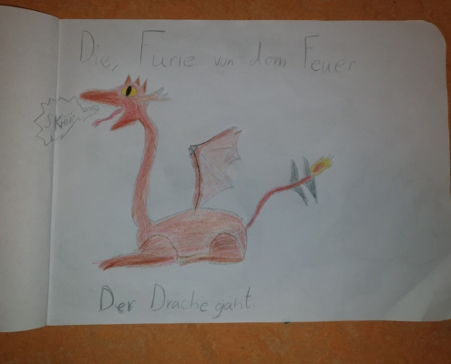 Buch aus dem Hort Drache