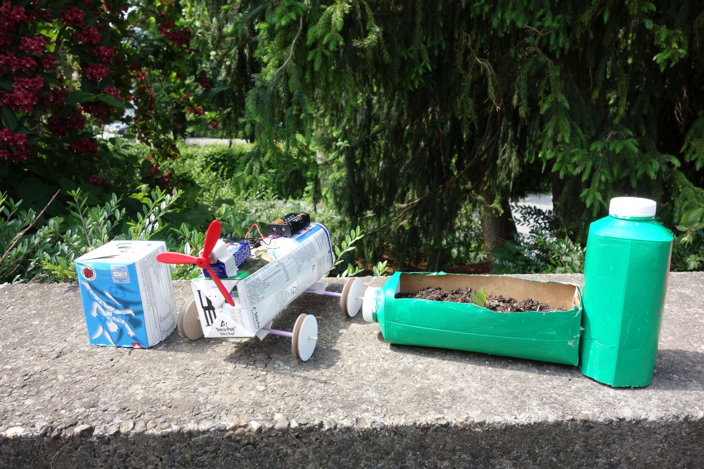 Monster, Fahrzeug und Kressegarten