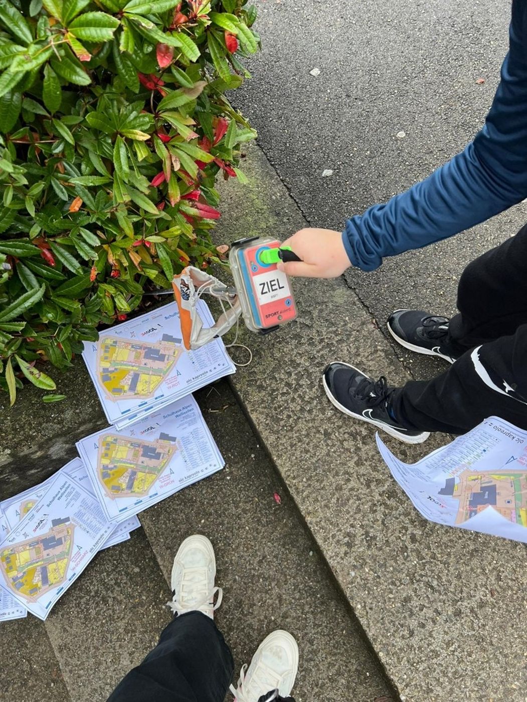 Ziel badgen während dem OL