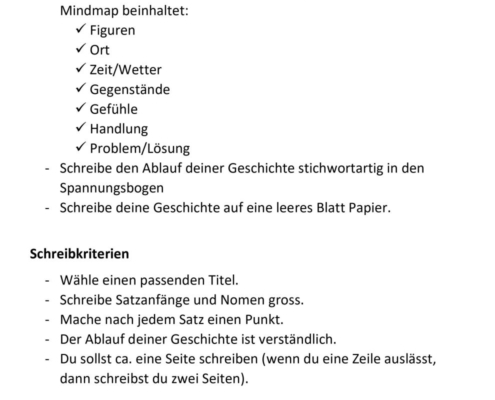 Schreibauftrag
