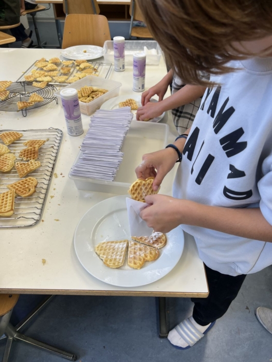 Waffeln verpacken