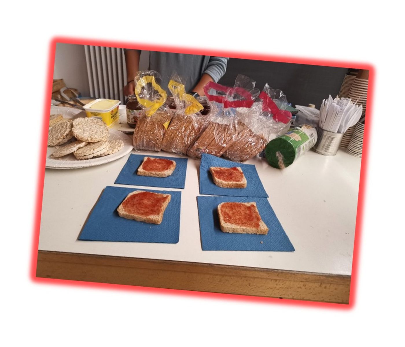 Schulsilvester Frühstück