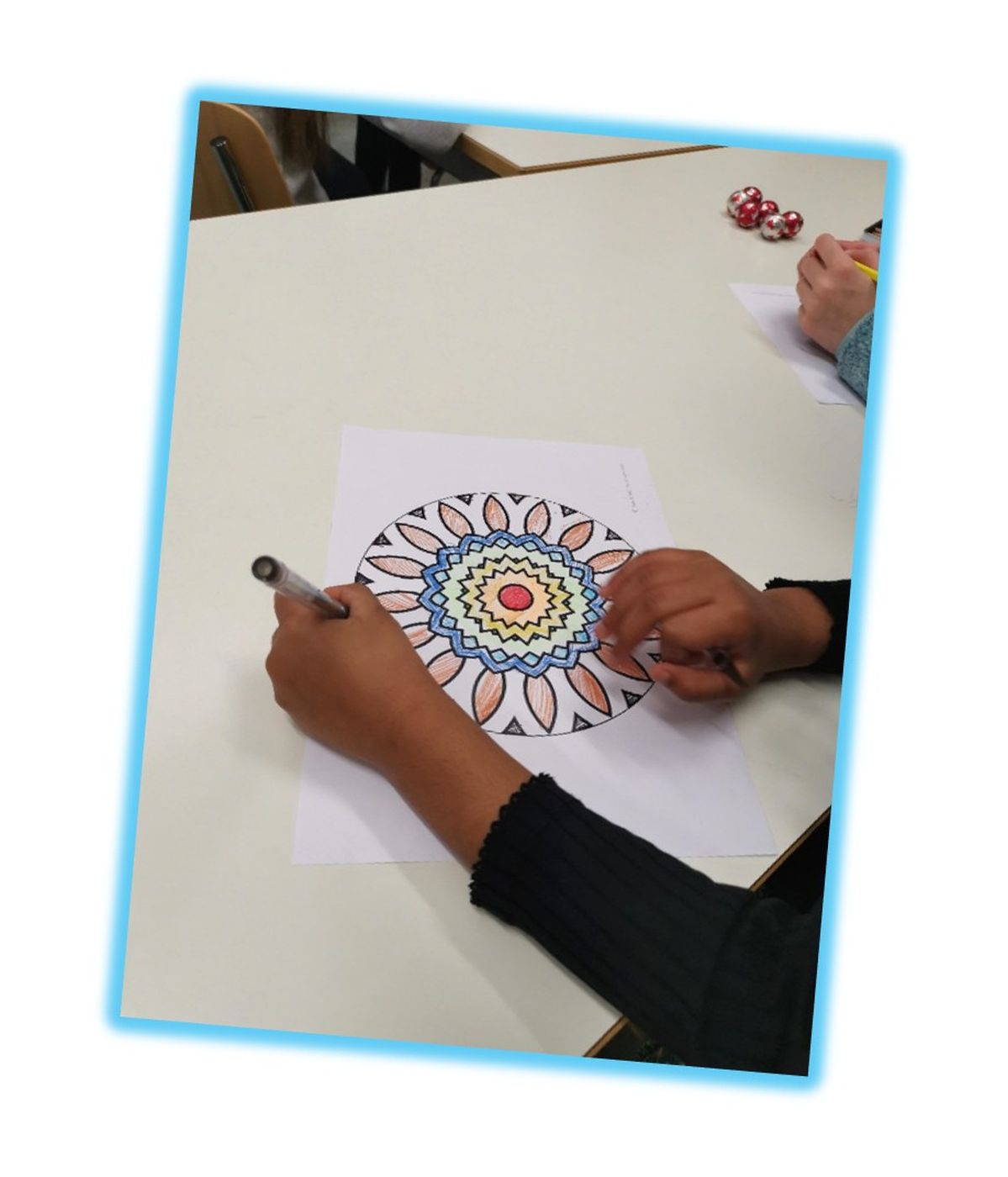 Schulsilvester Mandalas