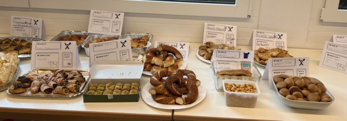 Buffet mit Leckereien