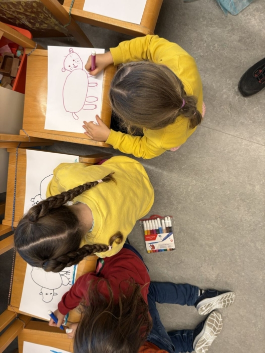 Bären werden gezeichnet