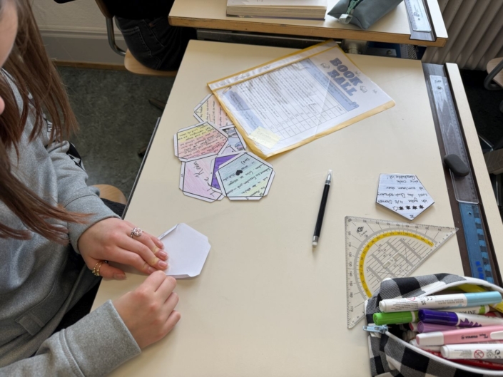 Teile werden gefaltet